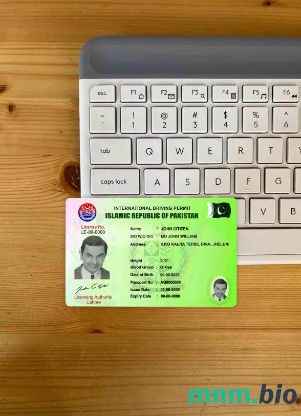 Pakistan międzynarodowe pozwolenie na prowadzenie pojazdów photolook